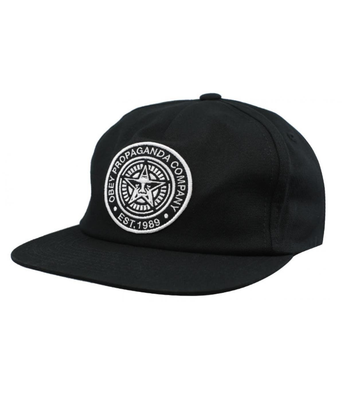 Snapback Established 89 black Obey Snapback Established 89 black Obey